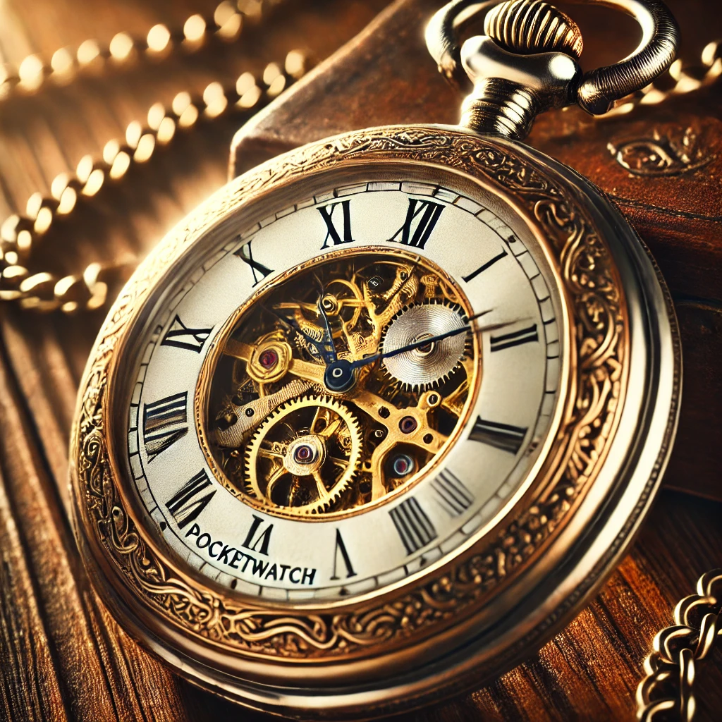 DALL·E-2025-01-30-11.05.49-A-luxurious-and-vintage-style-pocket-watch-branded-as-Gladrags-Pocketwatch.-The-watch-features-an-intricate-antique-design-with-gold-and-silver-eng Gladrags Pocketwatch: Timeless Elegance & Precision