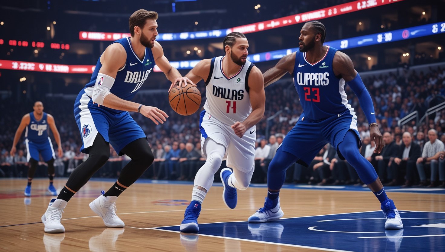 Dallas mavericks vs la clippers match player stats & Results